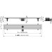 Душевой лоток Alcaplast Fit and Go (APZ13-DOUBLE9-650) с решеткой Хром