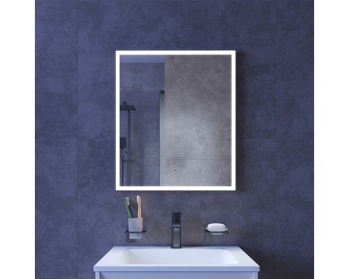 Зеркало Iddis Slide 60 SLI6000i98 с подсветкой с подогревом Черное c сенсорным выключателем и диммером