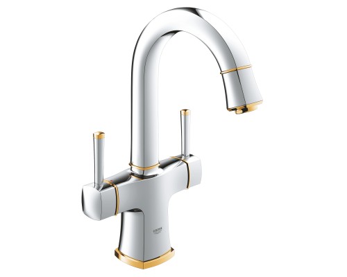 Смеситель Grohe для раковины с двумя рукоятками, поворотный