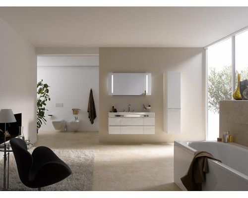 Шкаф пенал Laufen Case 35 R 4.0202.2.075.463.R подвесной Белый матовый