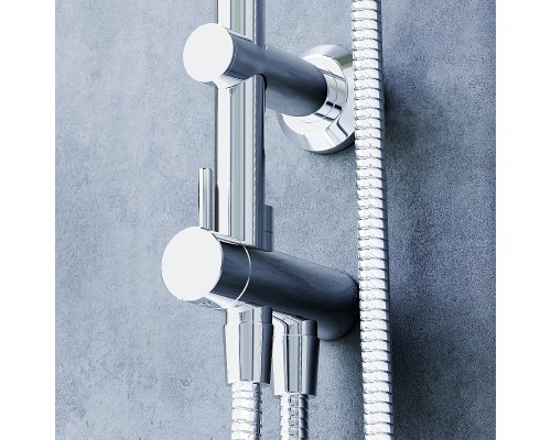 Душевая система Dorff Norma D0712000 Хром Серый