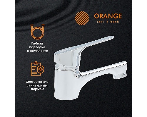 Смеситель для раковины Orange Dia M45-021cr Хром