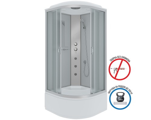 Душевая кабина Niagara Classic 80x80 NG-2307-14G с гидромассажем