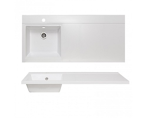 Тумба под раковину Runo ЛИРА 45 00-00000144 левый