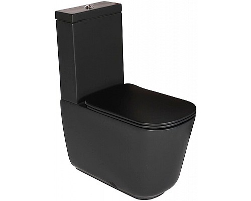 Унитаз компакт Kerasan Tribeca 511731 Черный матовый без бачка и сиденья