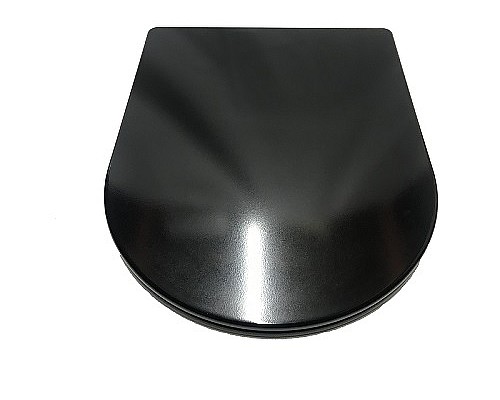 Унитаз CeramaLux NS-5178-18 подвесной Черный с сиденьем Микролифт