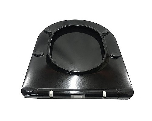 Унитаз CeramaLux NS-5178-18 подвесной Черный с сиденьем Микролифт