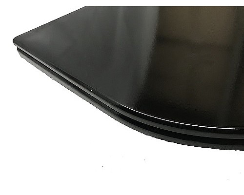 Унитаз CeramaLux NS-5178-18 подвесной Черный с сиденьем Микролифт