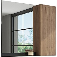 Зеркало со шкафом Comforty Кельн 90 00004147987 Дуб темный