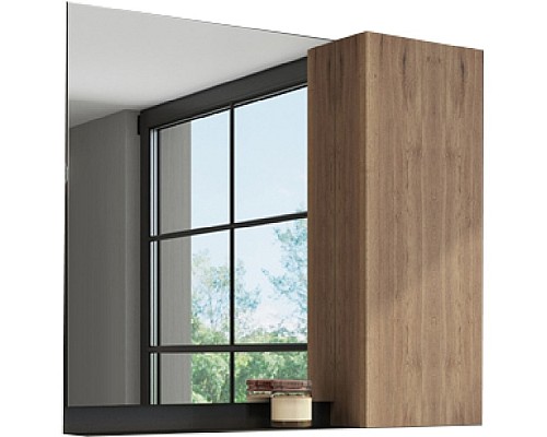 Зеркало со шкафом Comforty Кельн 90 00004147987 Дуб темный