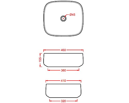 Раковина-чаша Artceram Cognac 46 COL007 01 00 Белая