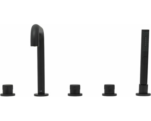 Смеситель на борт ванны Allen Brau Priority 5.31007-31 Черный матовый