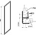 Душевая стенка Ravak Supernova PSS-90 940701O2Z1 профиль Белый стекло Transparent