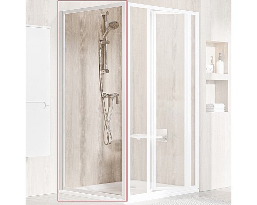 Душевая стенка Ravak Supernova PSS-90 940701O2Z1 профиль Белый стекло Transparent