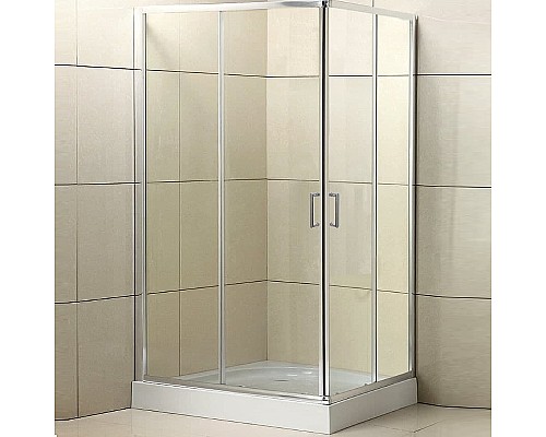 Душевой уголок BelBagno Uno 100х90 UNO-195-AH-2-100/90-C-Cr Хром