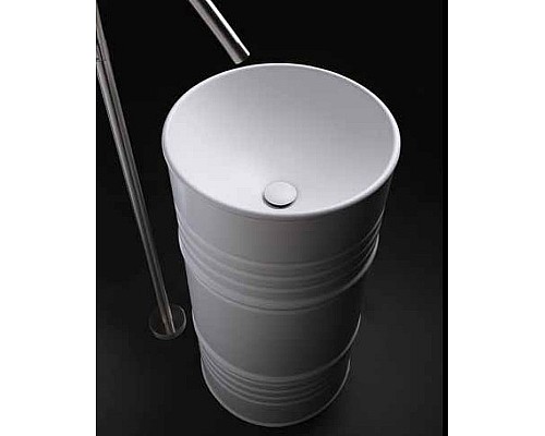 Раковина Kerasan Artwork Barrel 45 4742K01 Белая