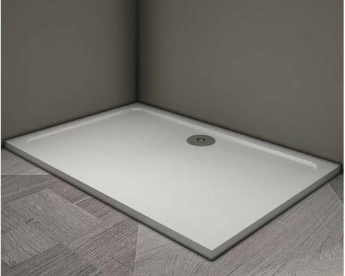 Душевой поддон из искусственного камня Veconi Tezeo 120x90 Белый