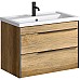 Тумба под раковину Aqwella Fargo 80 FRG0108DB Дуб балтийский