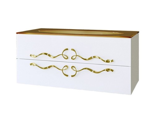 Тумба под раковину Clarberg Due amanti 120 DUE0112W подвесная Белая без ручек