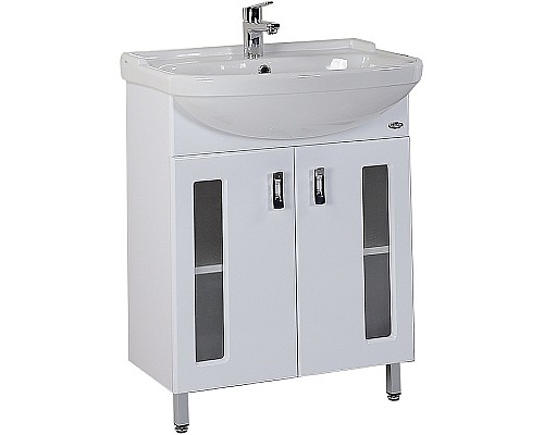 Тумба под раковину Onika Кристалл 60.18 106123 Белая