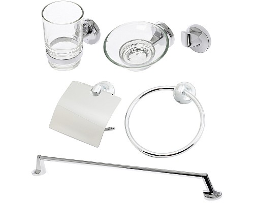 Набор аксессуаров для ванной Orange Y01-888cr Хром