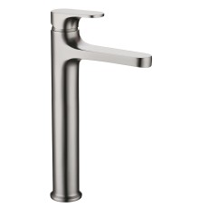 Смеситель для умывальника высокий Boheme Spectre Nickel Brush