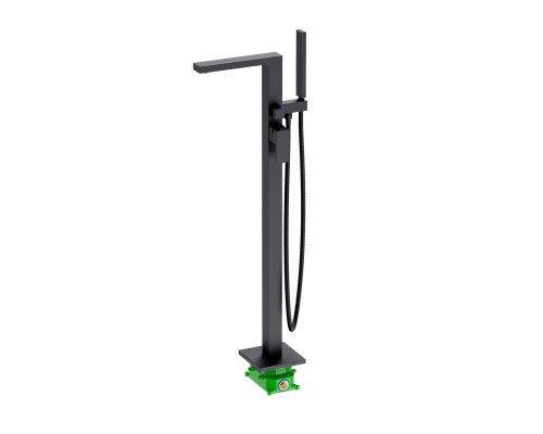 Смеситель напольный для ванны с душем Timo Selene 2210/03Y-CR черный