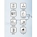 Душевая дверь Ravak Supernova ASDP3-90 00V701R2ZG профиль Белый стекло Grape