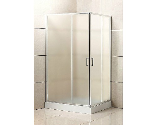 Душевой уголок BelBagno Uno 120х90 UNO-195-AH-2-120/90-P-Cr профиль Хром стекло рифленое