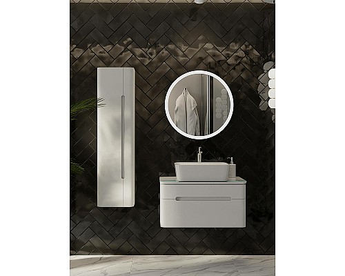 Зеркало Jorno Shine 65 Shi.02.65/W с подсветкой с сенсорным выключателем