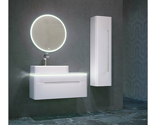 Зеркало Jorno Shine 65 Shi.02.65/W с подсветкой с сенсорным выключателем