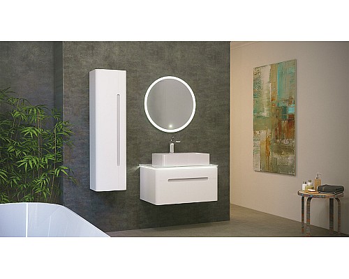 Зеркало Jorno Shine 65 Shi.02.65/W с подсветкой с сенсорным выключателем