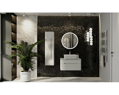 Зеркало Jorno Shine 65 Shi.02.65/W с подсветкой с сенсорным выключателем