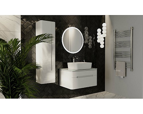 Зеркало Jorno Shine 65 Shi.02.65/W с подсветкой с сенсорным выключателем