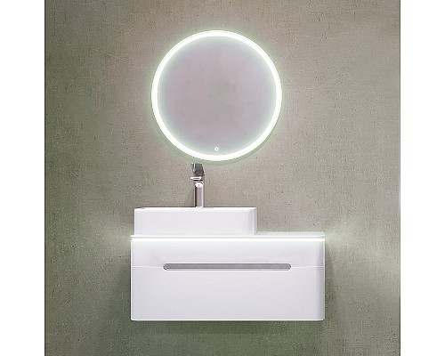 Зеркало Jorno Shine 65 Shi.02.65/W с подсветкой с сенсорным выключателем