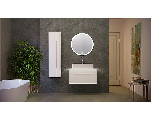 Зеркало Jorno Shine 65 Shi.02.65/W с подсветкой с сенсорным выключателем