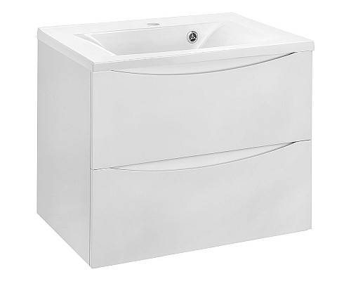 Тумба под раковину Vincea Mia 65 VMC-2MA650GW подвесная G.White