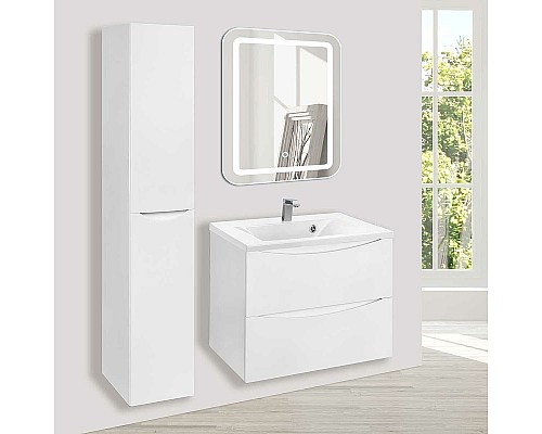 Тумба под раковину Vincea Mia 65 VMC-2MA650GW подвесная G.White