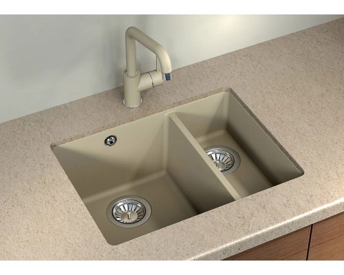 Кухонная мойка Florentina Вега-335/160 22.325.D0510.104 Бежевая