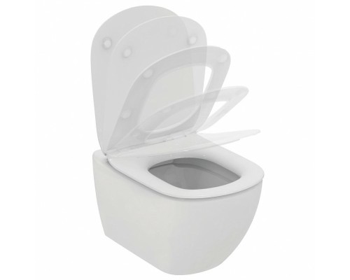Комплект унитаза с инсталляцией Ideal Standard Tesi PR386801 с сиденьем Микролифт и клавишей смыва