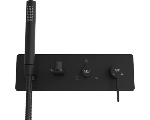 Смеситель для ванны GPD Gildo Colored MKA165-S Черный