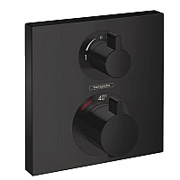 Термостат Hansgrohe Ecostat Square черный матовый 15714670
