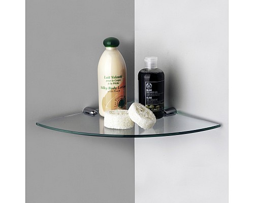 Полка стеклянная угловая WasserKRAFT K-533