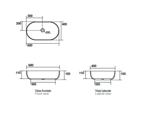 Раковина-чаша Kerasan Nolita 60 534311 Verde