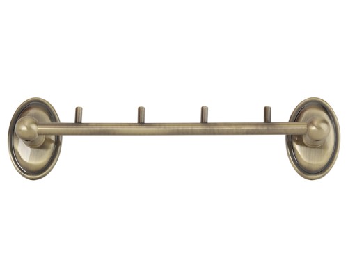 Перекладина с 4-мя крючками Veragio Bonjour бронза