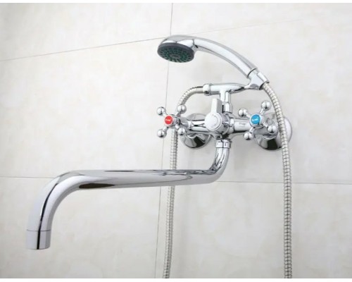 Смеситель для ванны Frap H19 F2619-2 универсальный Хром