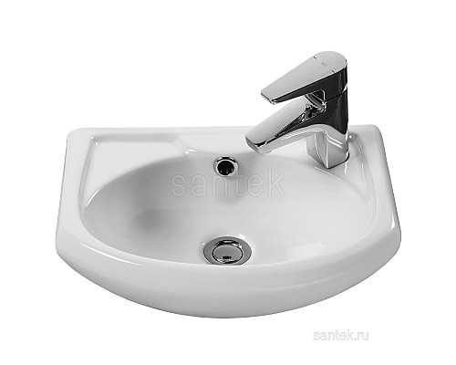 Полукруглая раковина Santek Азов 40 отверстие под смеситель справа 1WH110254