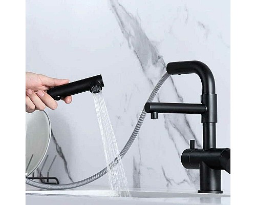 Смеситель для кухни ZorG Inox SZR-3216 GRAFIT Графит