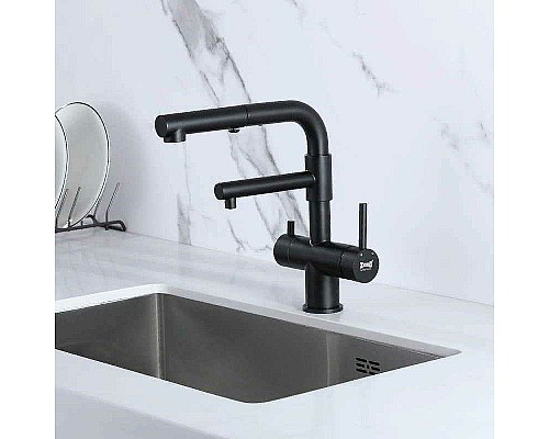 Смеситель для кухни ZorG Inox SZR-3216 GRAFIT Графит