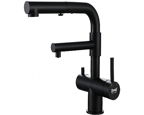 Смеситель для кухни ZorG Inox SZR-3216 GRAFIT Графит
